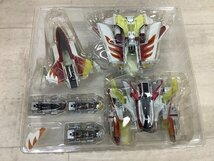 バンダイ ウルトラマンメビウス ガンフェニックストライカー ガンスピータードア無し/隊員フィギュア不足/首カケ有 ACBF ジャンク品_画像2