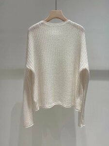 Loro Piana　ロロピアーナ　カシミア　ニット　長袖　無地　ゆったり　セーター　秋冬新品　S/M/L