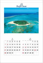 【即決】カレンダー 2024 壁掛け　海　大判　パシフィックオーシャン　令和6年　壁掛けカレンダー　海カレンダー_画像2