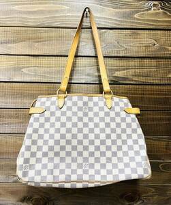 ◇1円 ★ LOUIS VUITTON ルイヴィトン ダミエ アズール バティニョールオリゾンタル ショルダーバッグ ジャンク used