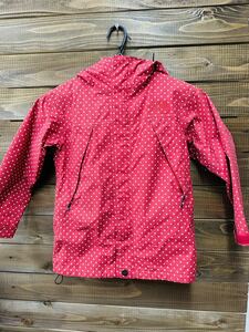 ◇1円～ｃ/120cm/ナイロン/RED/ドット/NPJ10163/NOVELTY SCOOP JACKET