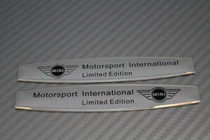 New Mini Motorsport Cooper Mirror Surface Emblem Mini B