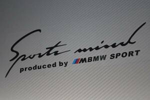 スポーツマインド 　///M ステッカー　BMW　ブラック　切り文字