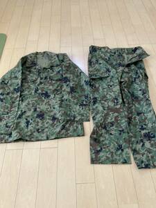 陸上自衛隊　陸自4A 難熱　VCビニロン　自衛隊迷彩作業服　2型？3型？　共済品？PX?