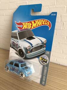 大量 処分 ホットウィール ベーシックカー ミニカー HW モーリス ミニ 水色 HOTWHEELS MORRIS MINI