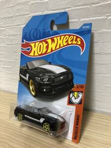 大量 処分 ホットウィール ベーシックカー ミニカー HW アメ車 2015 フォード マスタング GT コンバーチブル 黒 Hot Wheels FORD MUSTANG