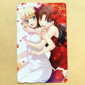 【未使用】テレカ Fate/stay night セイバー 遠坂凛 非売品