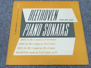 米盤　YVES NAT イヴ・ナット ベートーヴェン:ピアノ・ソナタ第17、19、20、21番