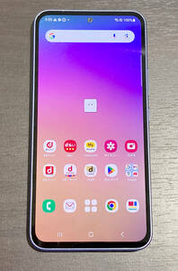 【送料無料】中古品 simロック解除済 docomo Galaxy A54 SC-53D 6GB/128GB バイオレット