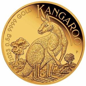 【ご紹介します！】カンガルー　2ドルプルーフ純金貨　 オーストラリア 2023 パース造幣局鋳造 　小さくても大きな現物資産です
