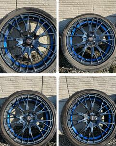 Weds Sport ウェッズスポーツ SA20R 17×7J＋50 4穴215/40R17 ヨコハマ トヨタiQ、ヴィッツ等