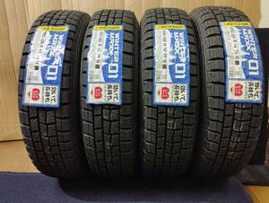 倉庫保管!! 未使用スタッドレスタイヤ付き スチールホイール 4本セット DUNLOP WINTER MAXX01 155/65R14 軽サイズ 14inch×4.5J 4穴×100