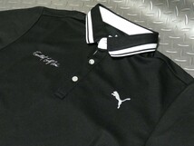 訳あり★TPM52★春夏★PUMA GOLF★プーマゴルフ★EGWポロシャツ★XL/BK_画像4