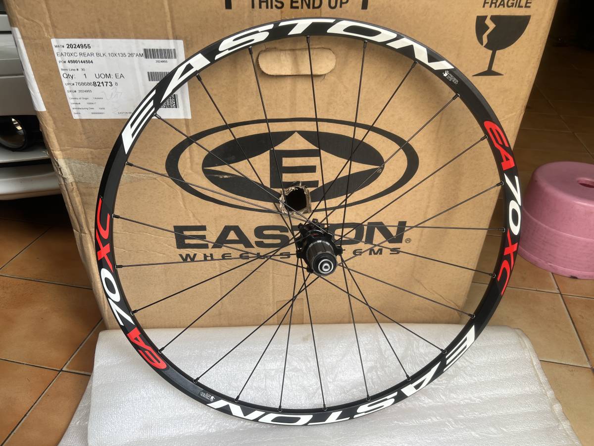 新品 EASTON EA70XC 26インチ リア1本 ホイール 135mm×10mmQR 26 新品 EASTON EA70XC 26インチ リア1本 ホイール 135mm×10mmQR 26