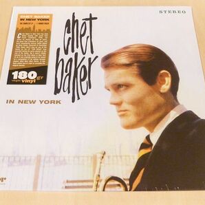 未開封 チェット・ベイカー In New York 限定リマスター180g重量盤LPボーナス1曲追加 Chet Baker Paul Chambers Al Haig DMMの画像1