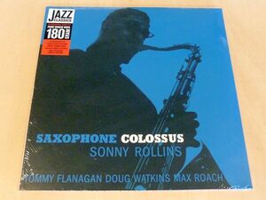 未開封 ソニー・ロリンズ Saxophone Colossus 限定リマスター180g重量盤LP Sonny Rollins Doug Watkins Max Roach Tommy Flanaganサキコロ