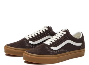 【VANS】 OLD SKOOL VN0A5KRSCHC V.GUM CHOCO 茶系　28.5cm