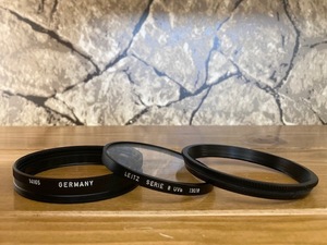 Leica ライカ フィルターアダプター S8/E72 14165 LEITZ SERIE 8 UVa シリーズ8 UVフィルター 13018 セット