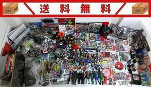 #653/送料無料/【福袋】仮面ライダーグッズまとめ売り大量/１号・電王・フォーゼ他/ソフビ・フィギュア・冊子・変身アイテムなど