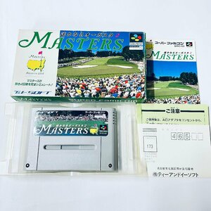 SFC スーパーファミコン ソフト マスターズ～遙かなるオーガスタ２～ 箱説付 起動確認済