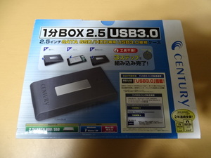 [未使用・ジャンク] センチュリー 1分BOX 2.5 USB3.0 COM25U3
