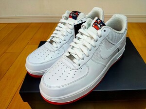 新品/NIKE×FUTURA/AIR FORCE 1 LOW PREMIUM/エアフォース1プレミアム/ナイキ×フューチュラ/白×オレンジ/2009年/DEAD/デッドストック