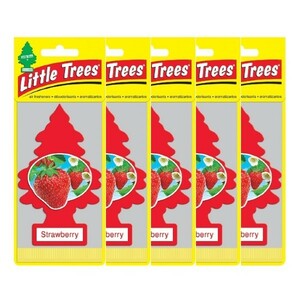 Little Trees リトルツリーエアフレッシュナー ストロベリー Strawberry USDM 5枚セット