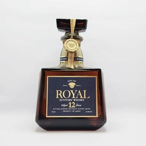 TO1 未開栓 サントリー SUNTORY ローヤル プレミアム 12年 ブルーラベル グリーンボトル 720ml 43%