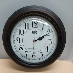 y120818t SEIKO セイコー 掛け時計 木製 昭和 レトロ インテリア アンティーク