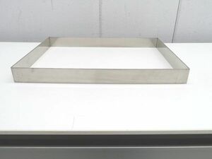 F1985◆製菓用品◆角セルクルリング 482×340×H40 栃木 宇都宮 中古 業務用 厨房機器