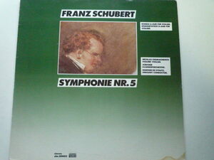 RZ25 独schwann盤LP シューベルト/交響曲5番、他にD438、345 シュトウツ/チューリッヒCO/チュマチェンコ 