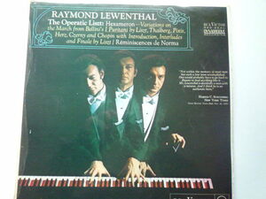 SA28 英RCA盤LP リスト/ベッリーニのオペラからの編曲集 ヘクサメロン、ノルマの回想 レーヴェンタール