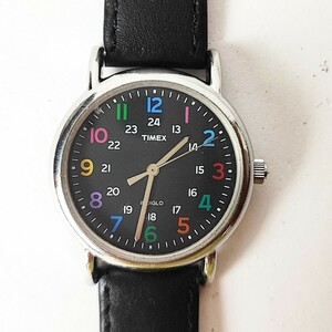 動作品 TIMEX タイメックス レディースユニセックス腕時計 クォーツ 腕時計 稼働品 z713