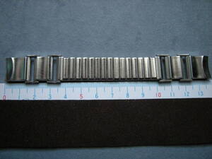 未使用品 珍品 伸縮 金属ベルト アンティーク時計ベルト... 7606