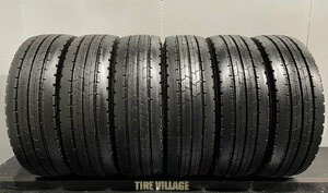 走行短め 22～23年製 DUNLOP SPLT50M 225/70R16 117/115N LT 16インチ ライトトラック用 夏タイヤ 6本 キャンター等　(TT025)