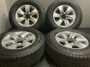 【BS BLIZZAK DM-V2 265/65R17】スタッドレス【トヨタ 150プラド 後期 純正ホイール 17インチ 7.5J6HPCD139.7+25】　(VTN945)