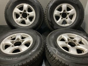 【DUNLOP WINTER MAXX SJ8 275/70R16】スタッドレス【トヨタ ランクル100 純正ホイール 16インチ 8J5HPCD150+60】20年製 バリ溝　(VTM907)