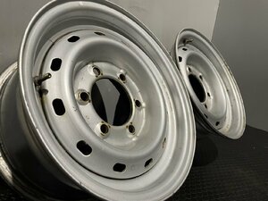 スチールホイール 鉄ホイール 14インチ 2本 7.5J6HPCD139.7約+35 ハブ径106mm トヨエース ダイナ等　(MHA087)