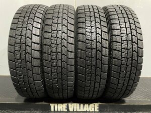 DUNLOP WINTER MAXX WM02 145/80R13 13インチ スタッドレス 4本 バリ溝 N-BOX タント ワゴンR モコ等　(TA933)