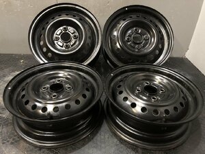 鉄ホイール スチールホイール 14インチ 4本 4.5J4HPCD100約+45 ハブ径54mm　(VHO547)