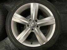 【GT RADIAL 225/45R17】夏タイヤ【VW パサート 純正ホイール 17インチ 4本 7.5J5HPCD112+47】バリ溝 ヴァリアント流用可　(TF277)_画像3