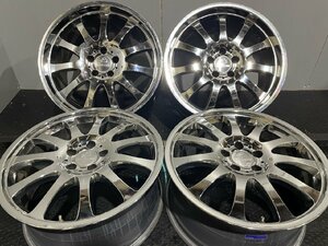 Carlsson CR 1/11 カールソン 社外ホイール 19インチ 4本 8.5J/10J5HPCD114.3+40/+45 メッキ　(MHC057)