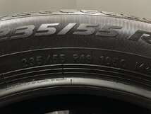 走行短め PIRELLI ICE ASIMMETRICO 235/55R19 19インチ スタッドレス 4本 19年製 レクサスRX ハリアー等　(VTK918)_画像9