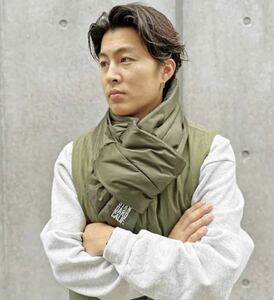 Standard California/スタンダード カリフォルニア SD Puff Neck Warmer Olive ネックウォーマー 防寒