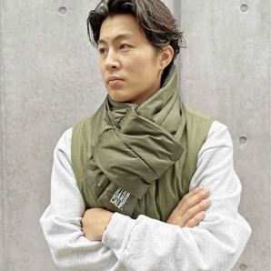 Standard California/スタンダード カリフォルニア SD Puff Neck Warmer Olive ネックウォーマー 防寒