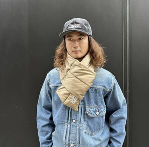 Standard California/スタンダード カリフォルニア SD Puff Neck Warmer beige ネックウォーマー 防寒