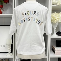 8691 未使用 エルメス コットン Tシャツ トップス ホワイト_画像3