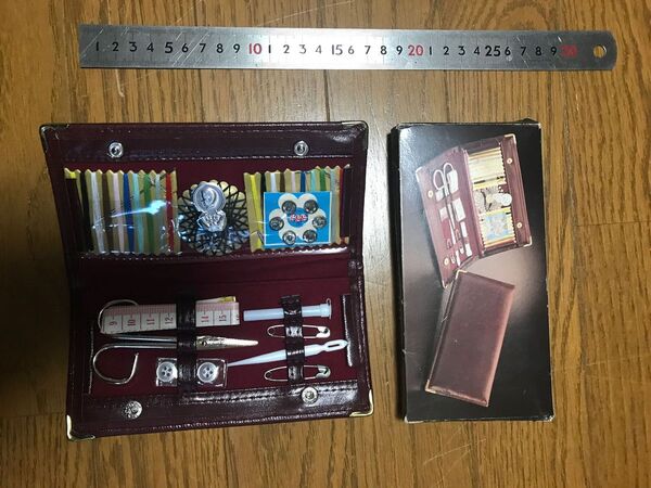昭和レトロ sewing kit ソーイングキット アンティーク インテリア雑貨 古物 洋裁 裁縫 小物