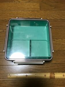 昭和レトロ　弁当箱　ランチケース　ピクニック　大きい弁当箱　インテリア雑貨　アンティーク雑貨　pure 汎用ケース