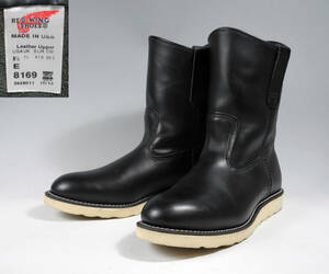 Прекращено редкое ☆ Red Wing 8169 Pecos Boots 8.5e ☆ Curance Feather Tag Dog 866 8866 2268 Инженерные Bootspecos